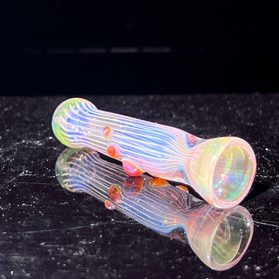 Comtrex Gold Fume Chillum Glass Pipe Schutz Glass   