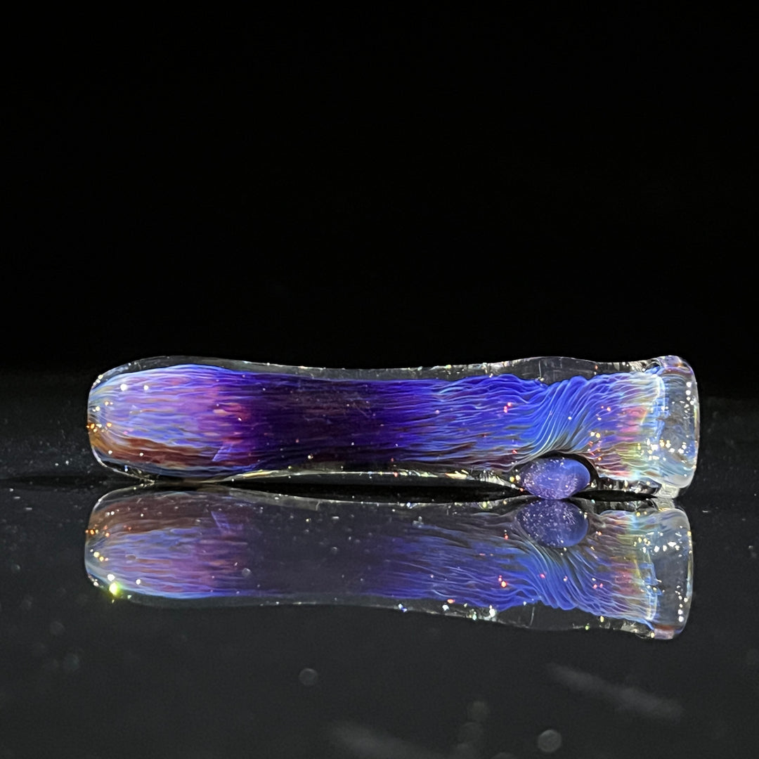 Thick Purple Chillum Glass Pipe Chuck Glass