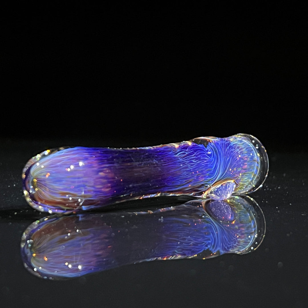 Thick Purple Chillum Glass Pipe Chuck Glass