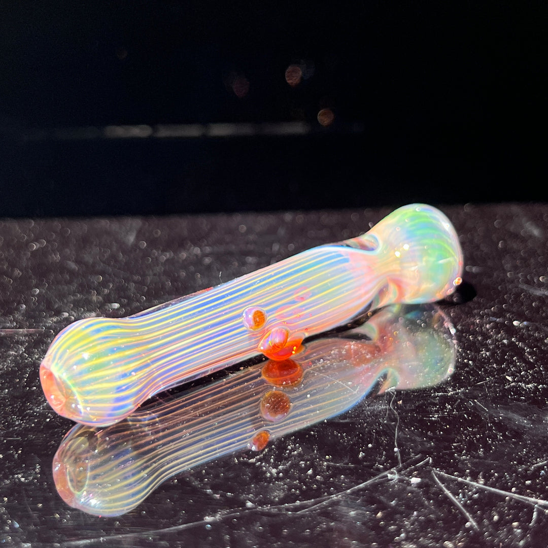 Comtrex Gold Fume Chillum Glass Pipe Schutz Glass   