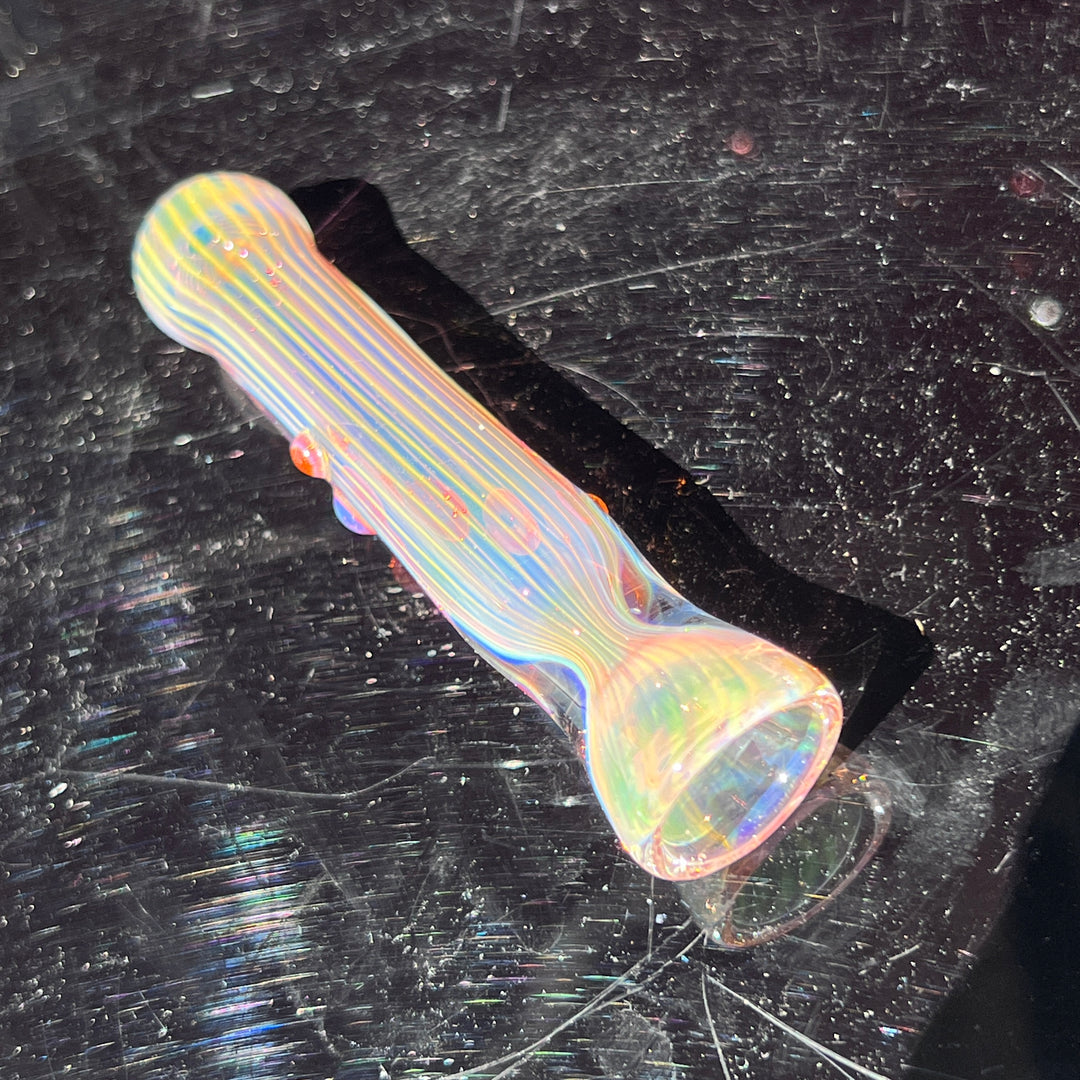 Comtrex Gold Fume Chillum Glass Pipe Schutz Glass   