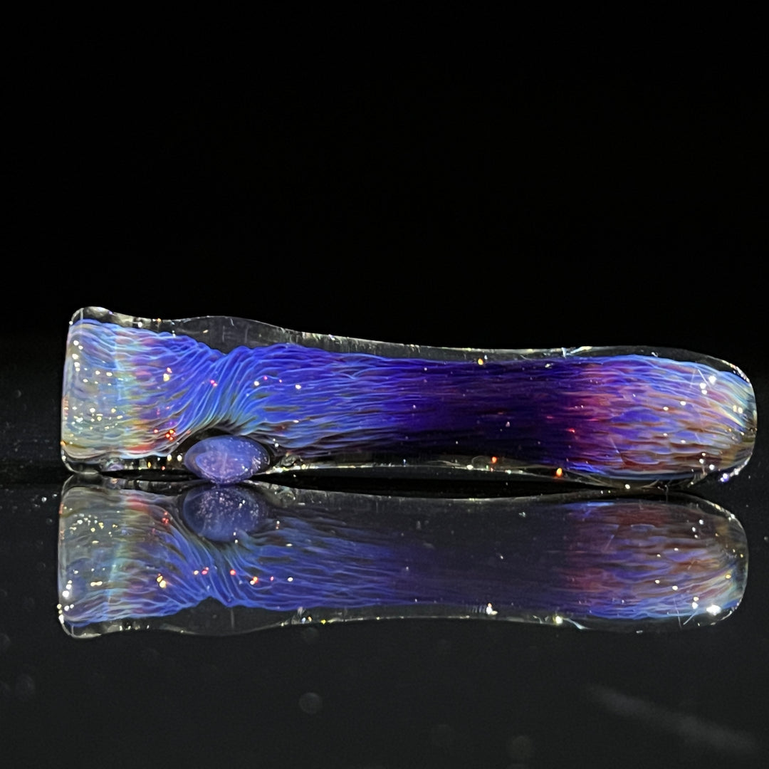 Thick Purple Chillum Glass Pipe Chuck Glass