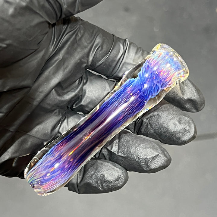 Thick Purple Chillum Glass Pipe Chuck Glass