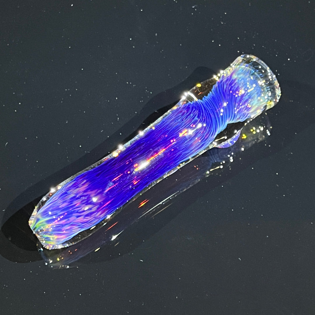 Thick Purple Chillum Glass Pipe Chuck Glass