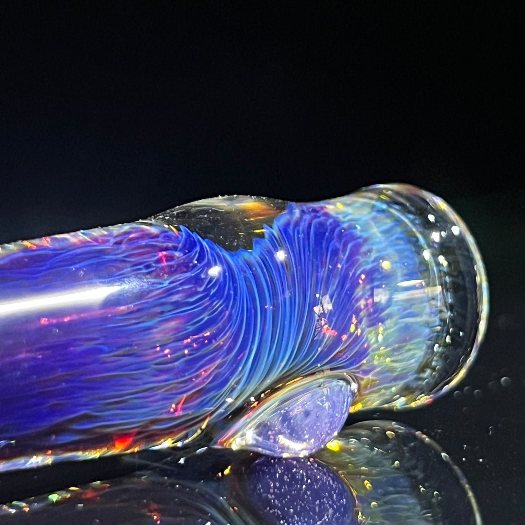 Thick Purple Chillum Glass Pipe Chuck Glass