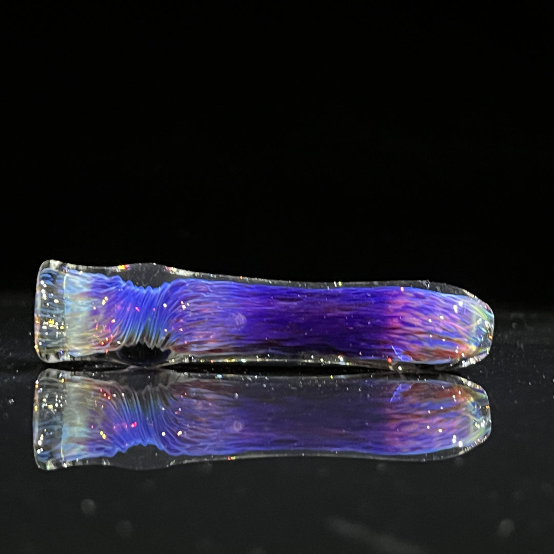 Thick Purple Chillum Glass Pipe Chuck Glass