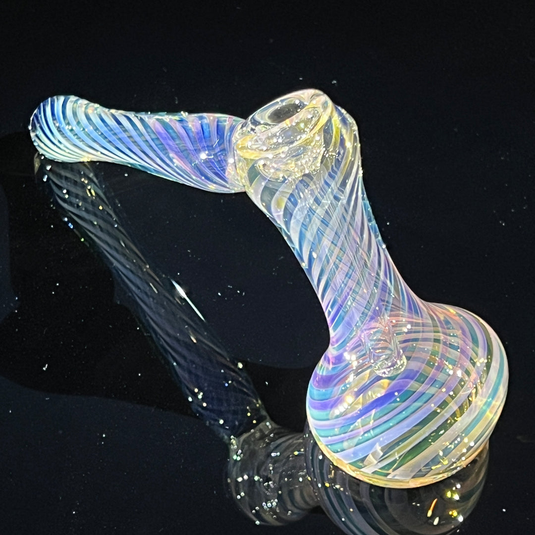 Thick Fumed Hammer Bubbler Glass Pipe Chuck Glass