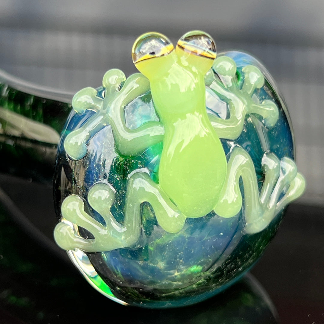 Green Frog Pipe Glass Pipe Beezy Glass   