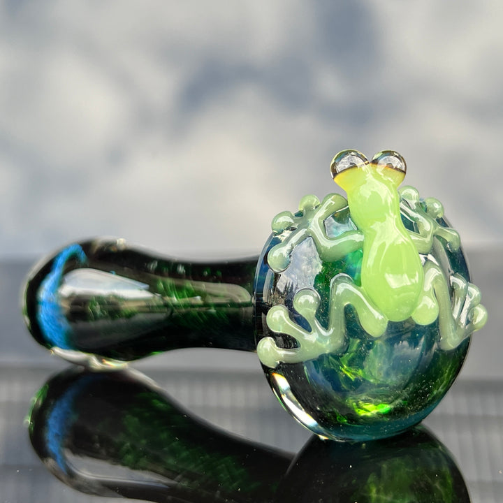 Green Frog Pipe Glass Pipe Beezy Glass   