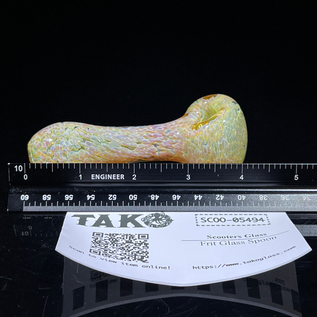 Frit Glass Spoon Glass Pipe Scooters Glass   