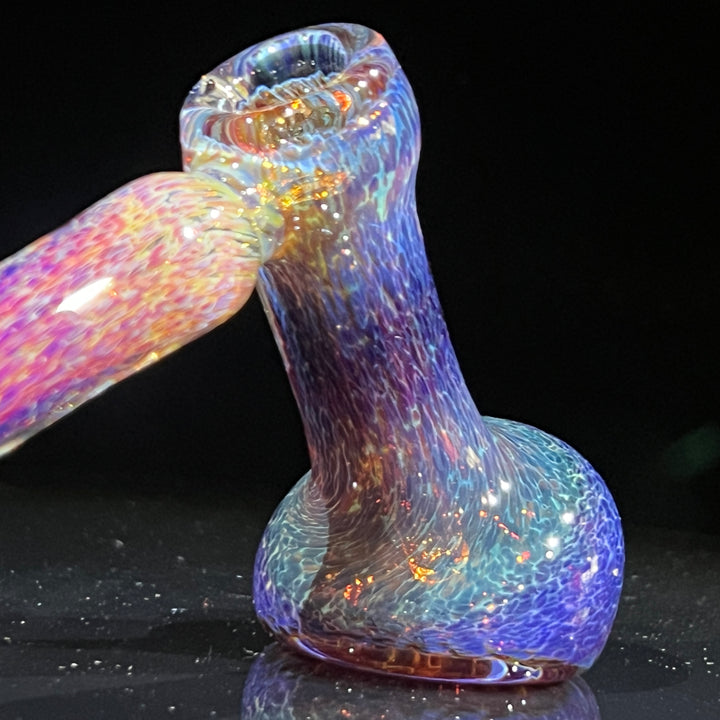 Thick Purple Hammer Bubbler Glass Pipe Chuck Glass