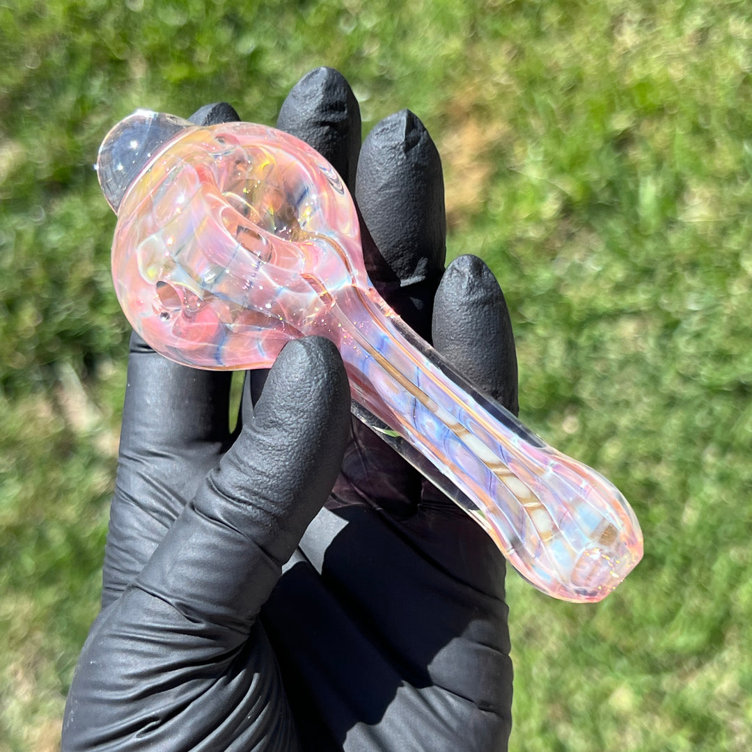 Coil I.O. Fumed Spoon Glass Pipe Schutz Glass   