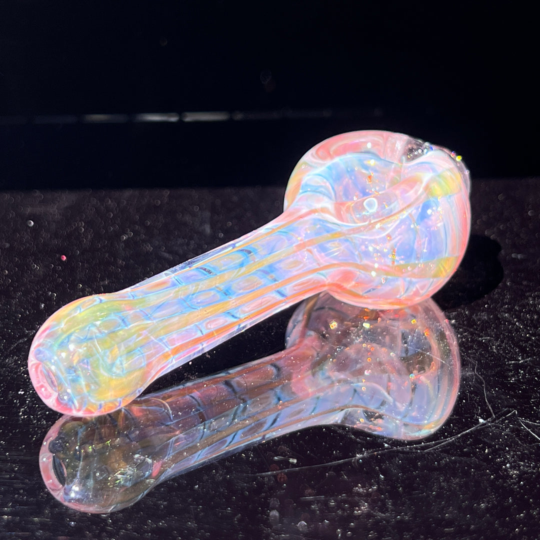 Coil I.O. Fumed Spoon Glass Pipe Schutz Glass   