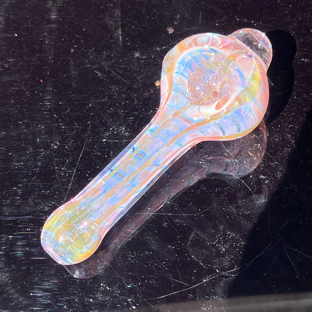 Coil I.O. Fumed Spoon Glass Pipe Schutz Glass   