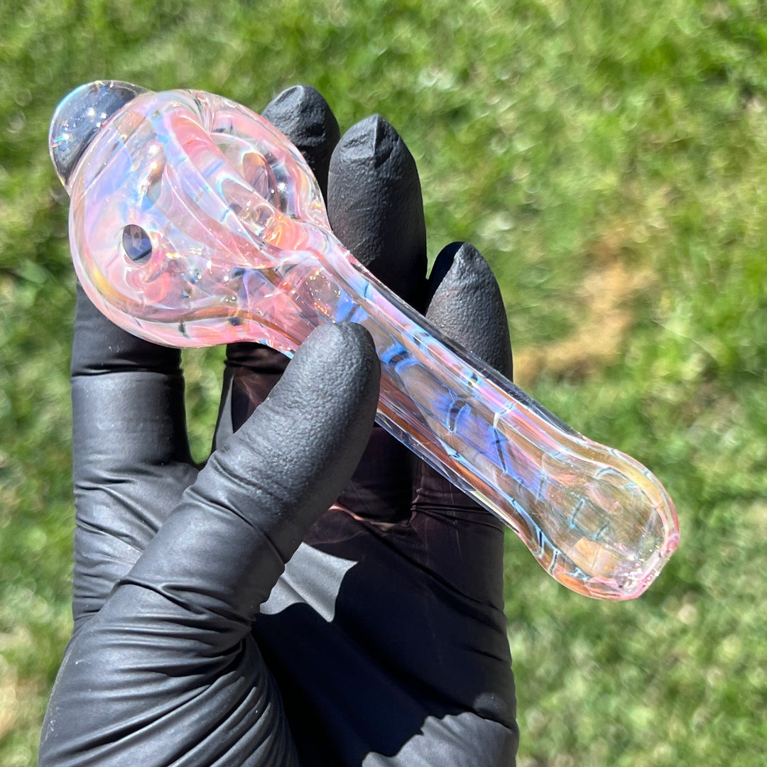 Coil I.O. Fumed Spoon Glass Pipe Schutz Glass   