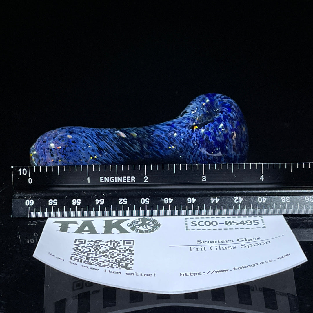 Frit Glass Spoon Glass Pipe Scooters Glass   