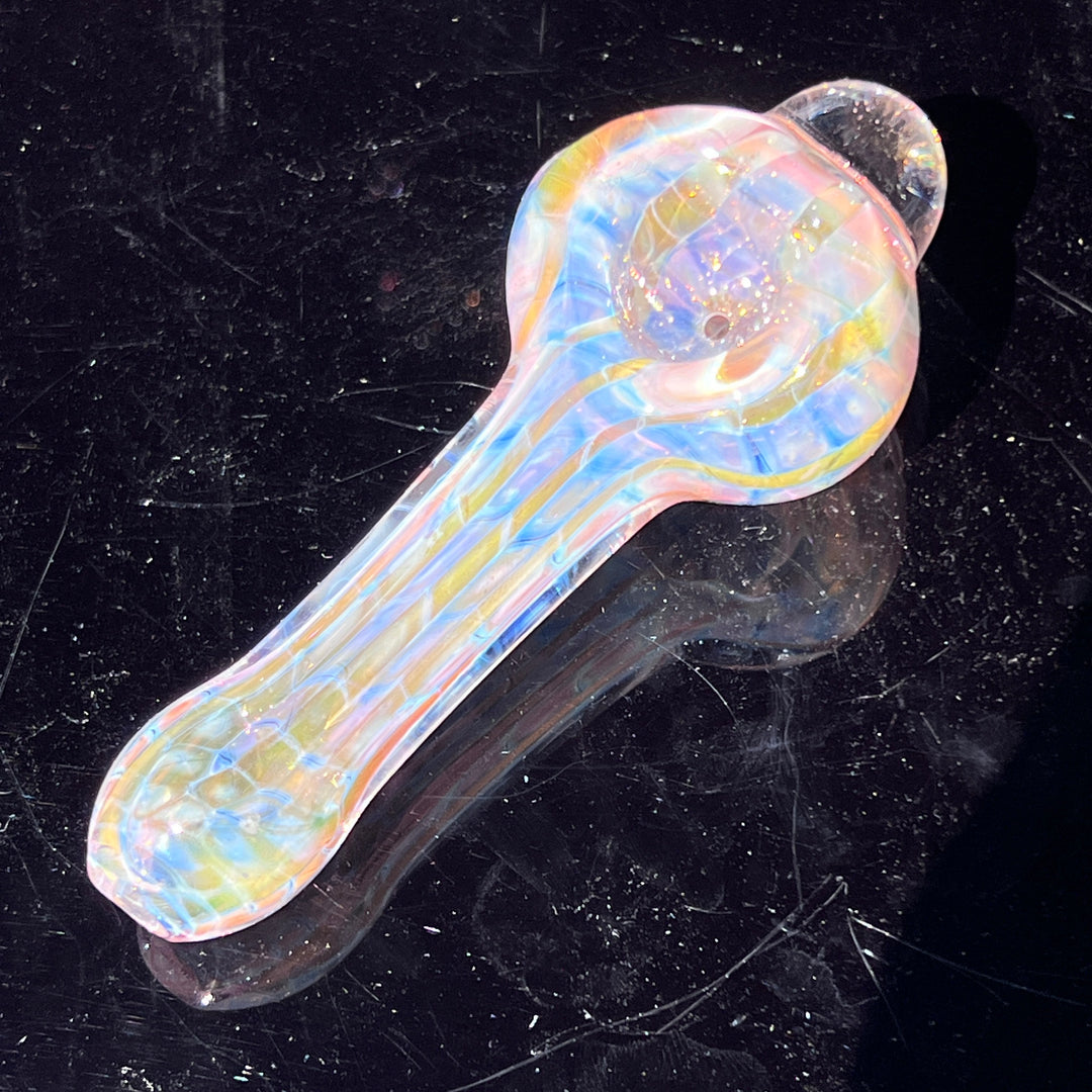 Coil I.O. Fumed Spoon Glass Pipe Schutz Glass   