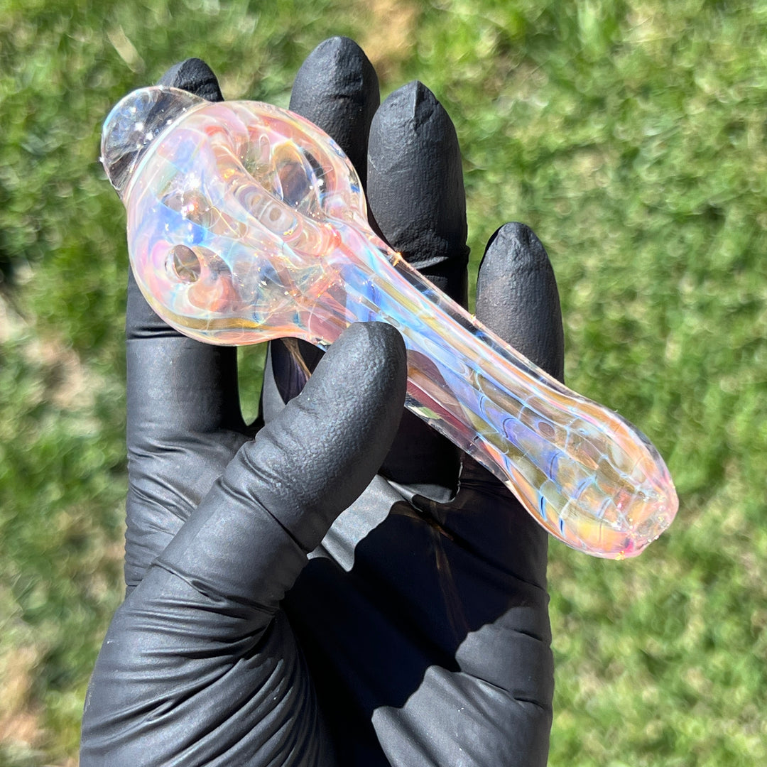 Coil I.O. Fumed Spoon Glass Pipe Schutz Glass   