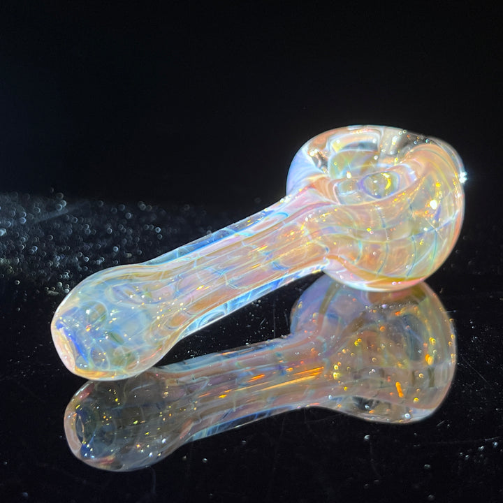 Coil I.O. Fumed Spoon Glass Pipe Schutz Glass   