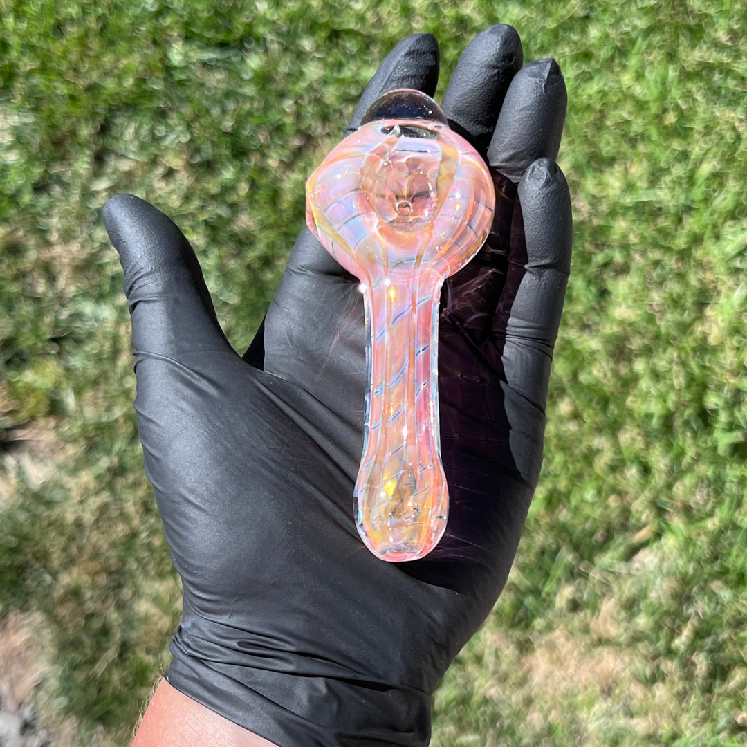 Coil I.O. Fumed Spoon Glass Pipe Schutz Glass   