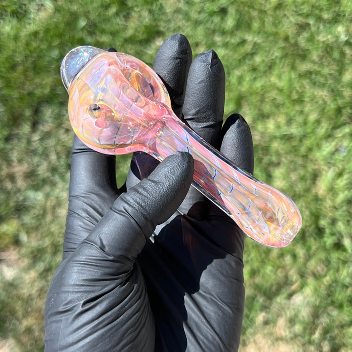 Coil I.O. Fumed Spoon Glass Pipe Schutz Glass   