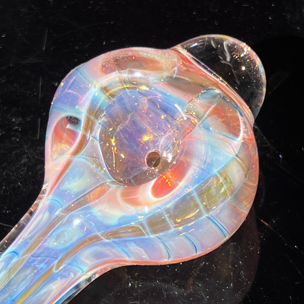 Coil I.O. Fumed Spoon Glass Pipe Schutz Glass   