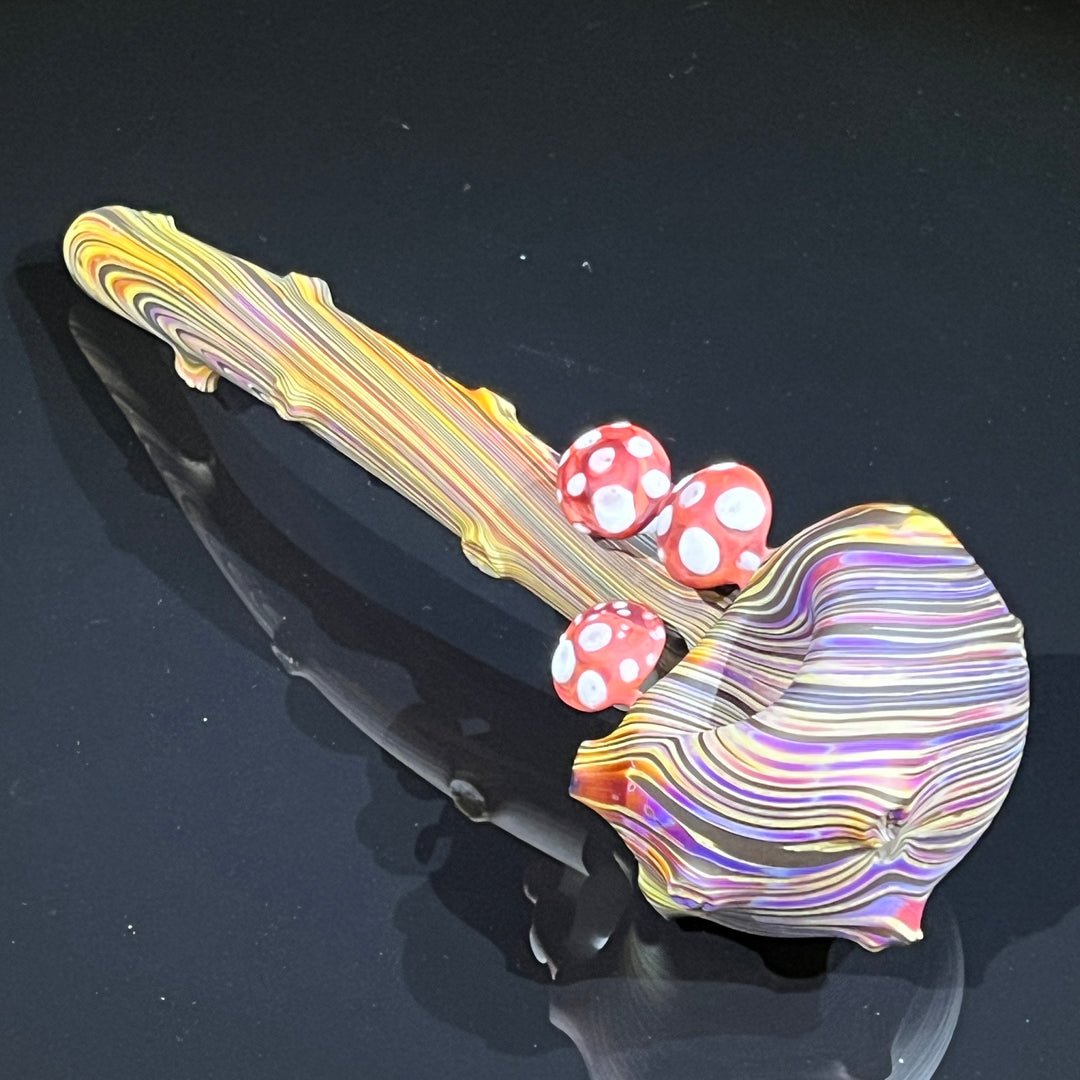 Woodgrain Mushroom Gandalf Pipe Glass Pipe Wazoo Glass