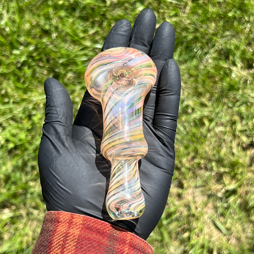 Firekist Inside Out Fume Spoon Glass Pipe Firekist Glass   