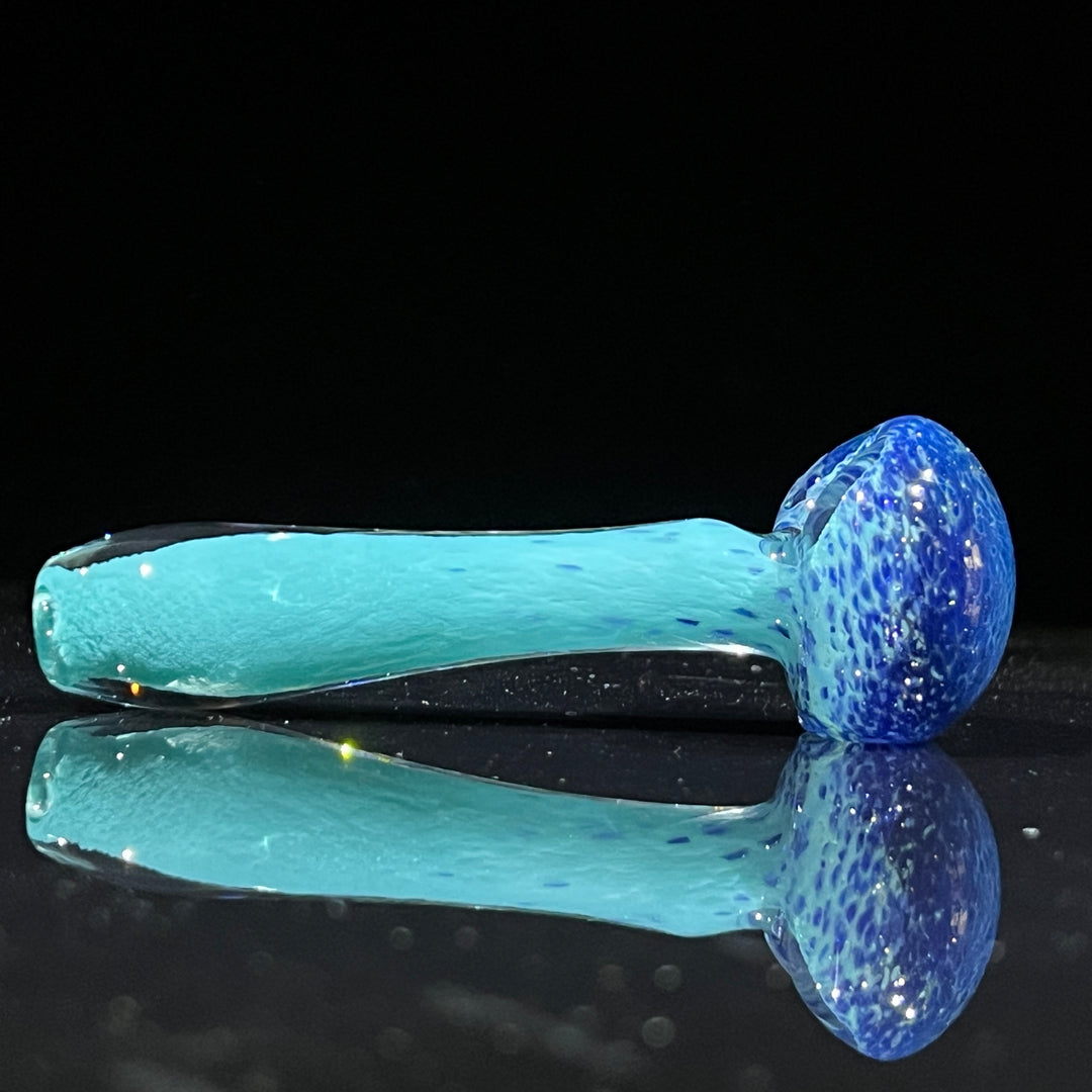 Blue Frit Pipe Glass Pipe Beezy Glass