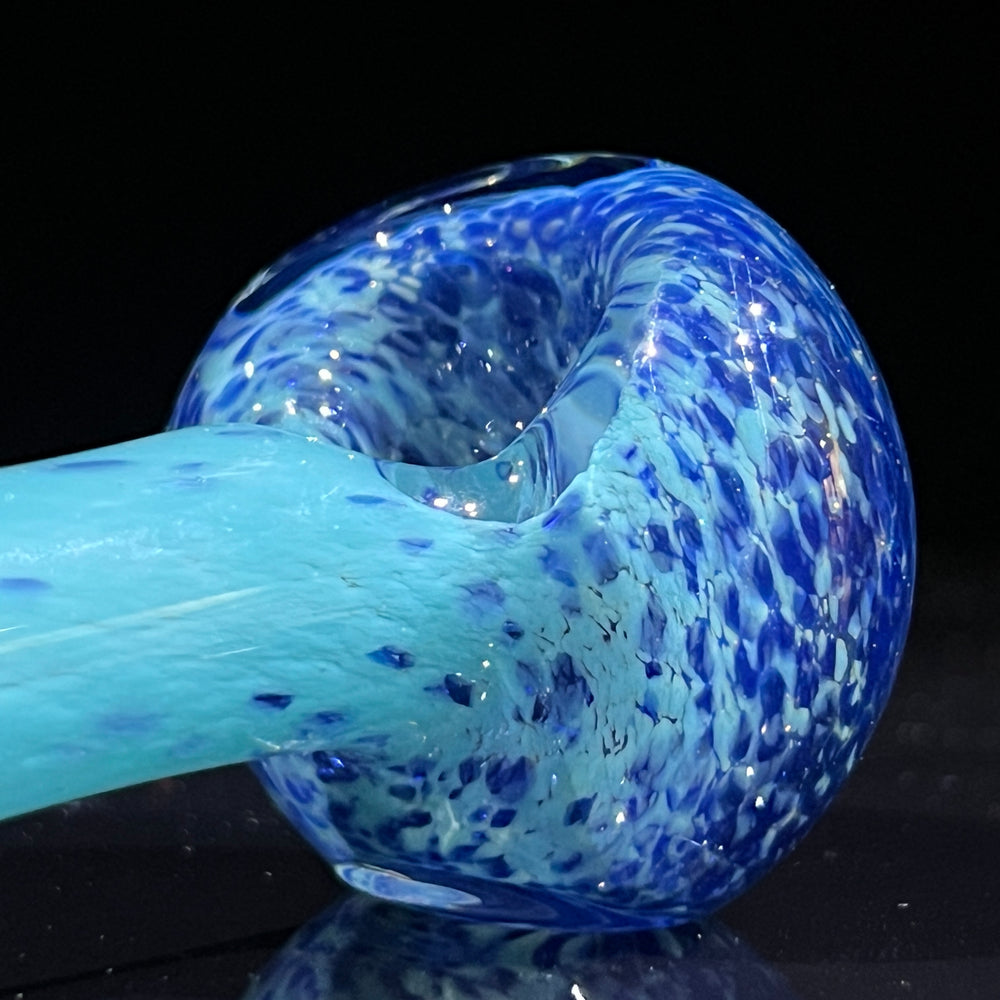 Blue Frit Pipe Glass Pipe Beezy Glass