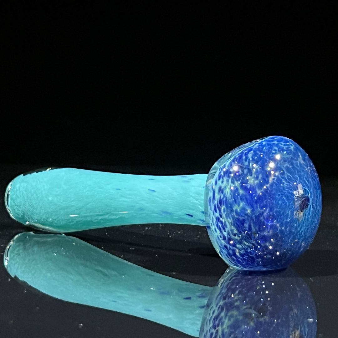 Blue Frit Pipe Glass Pipe Beezy Glass