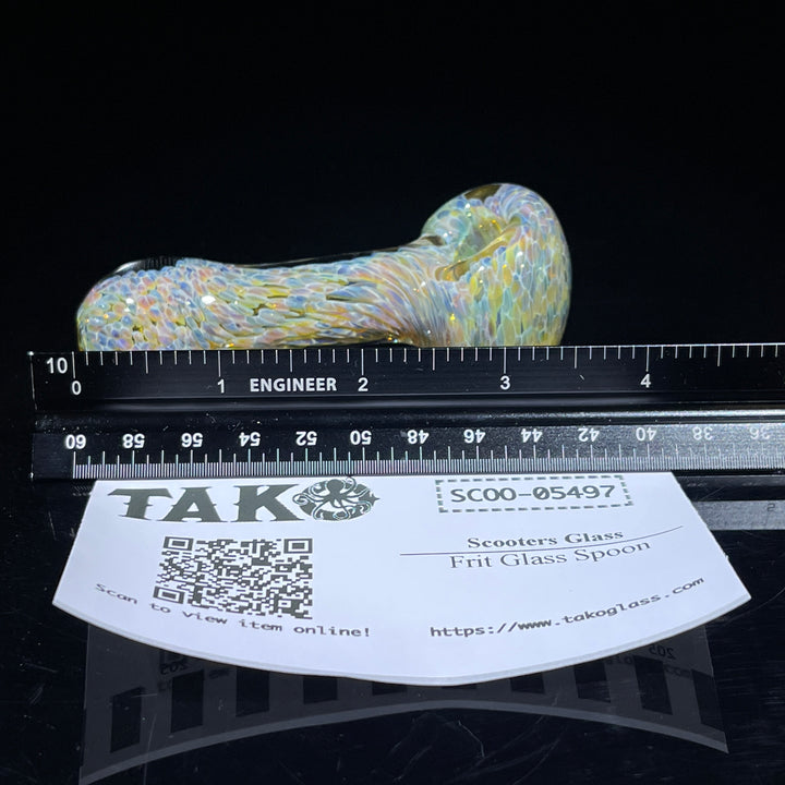 Frit Glass Spoon Glass Pipe Scooters Glass   