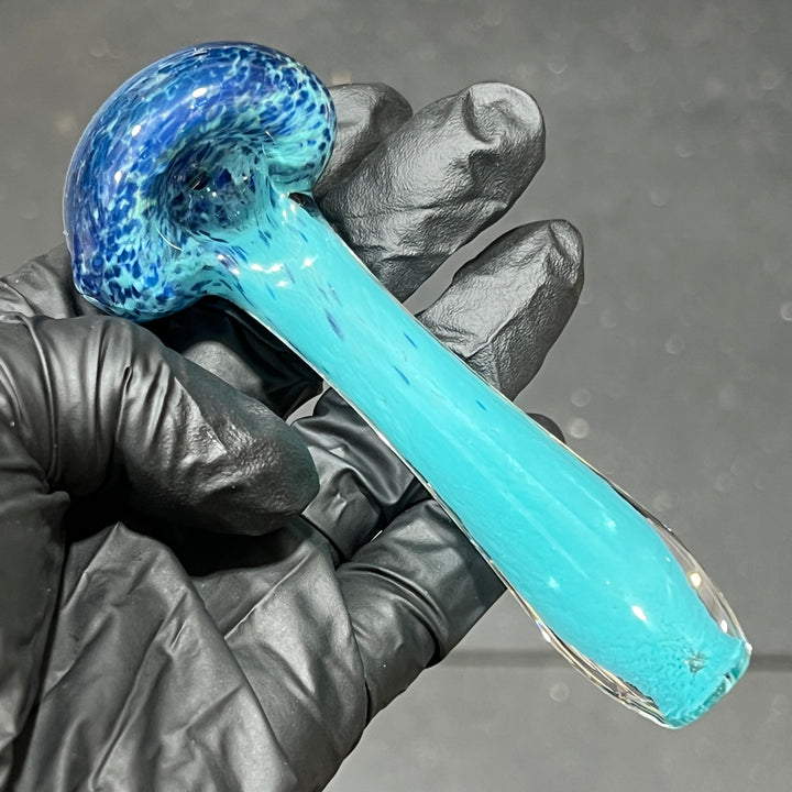 Blue Frit Pipe Glass Pipe Beezy Glass