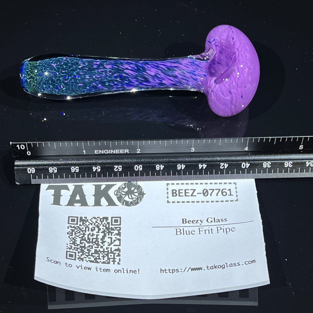 Purple Frit Pipe Glass Pipe Beezy Glass