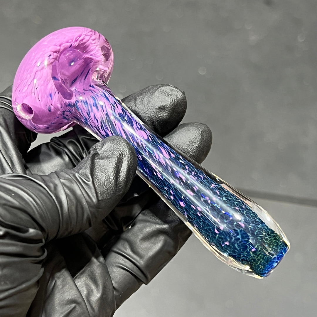 Purple Frit Pipe Glass Pipe Beezy Glass