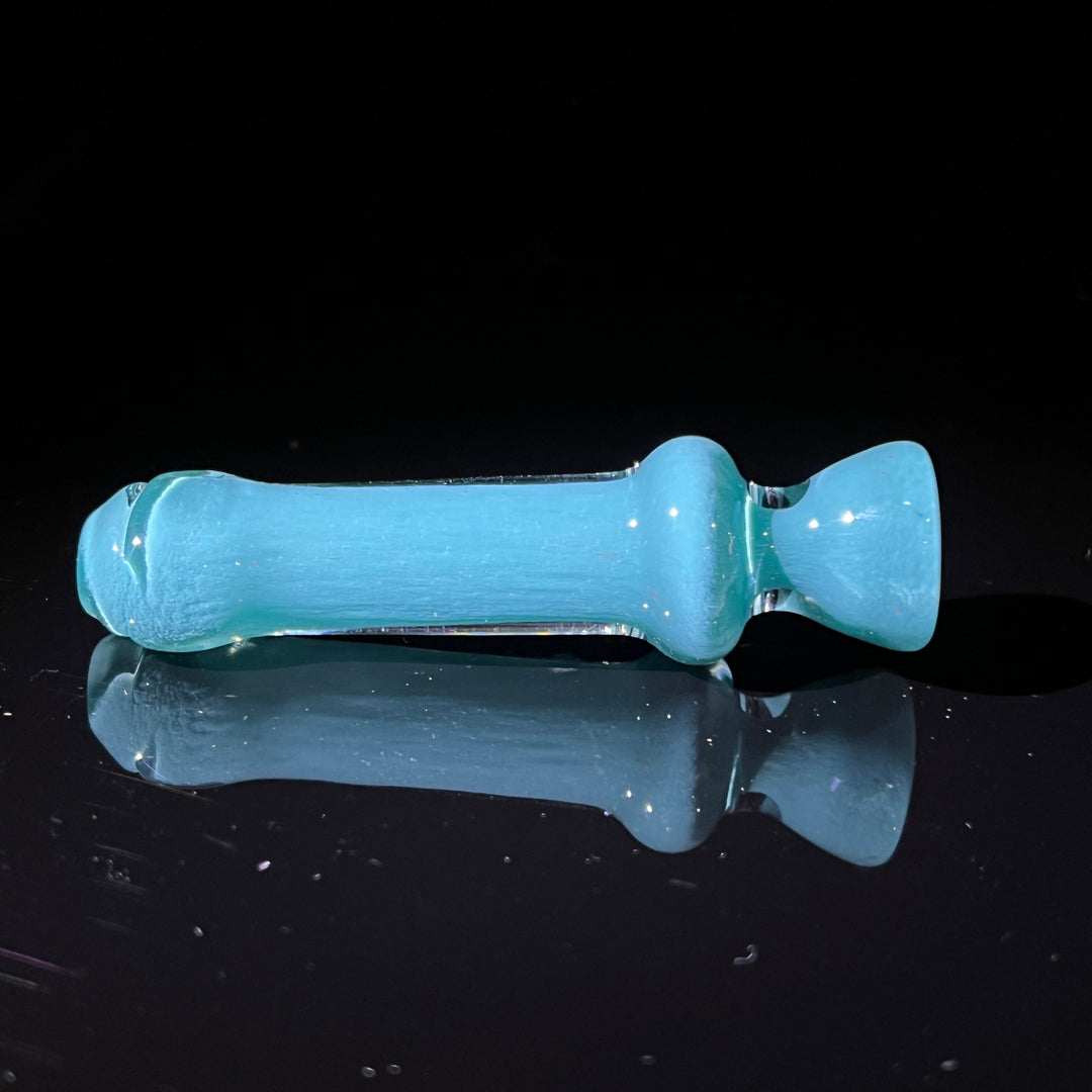 Seaside Turquoise Chillum Glass Pipe Schutz Glass   