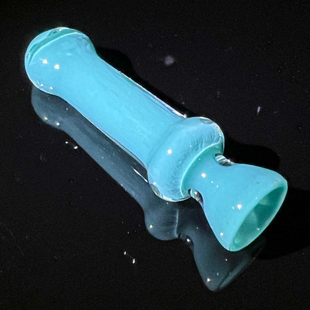 Seaside Turquoise Chillum Glass Pipe Schutz Glass   