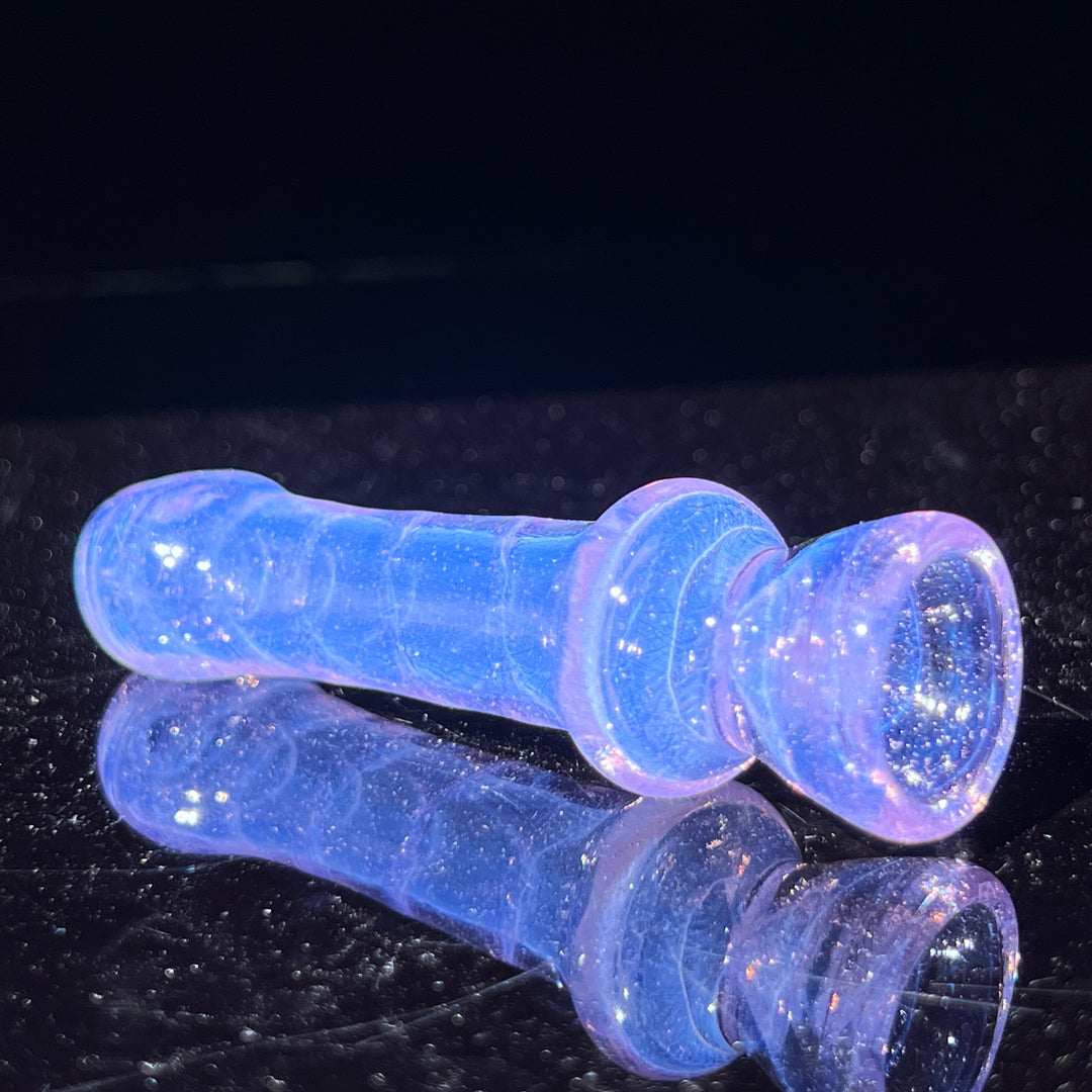 Purple Slyme Coil Chillum Glass Pipe Schutz Glass   