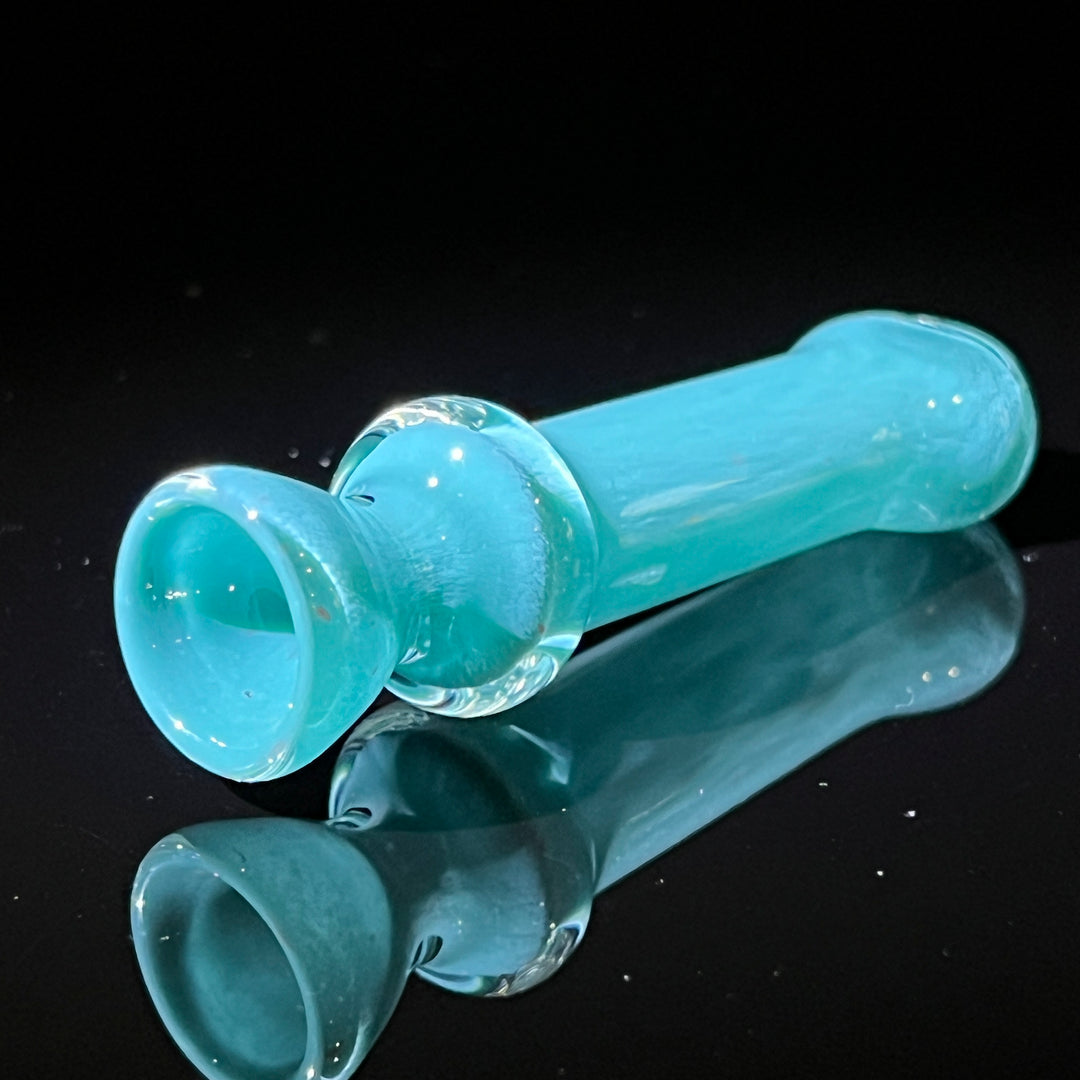 Seaside Turquoise Chillum Glass Pipe Schutz Glass   