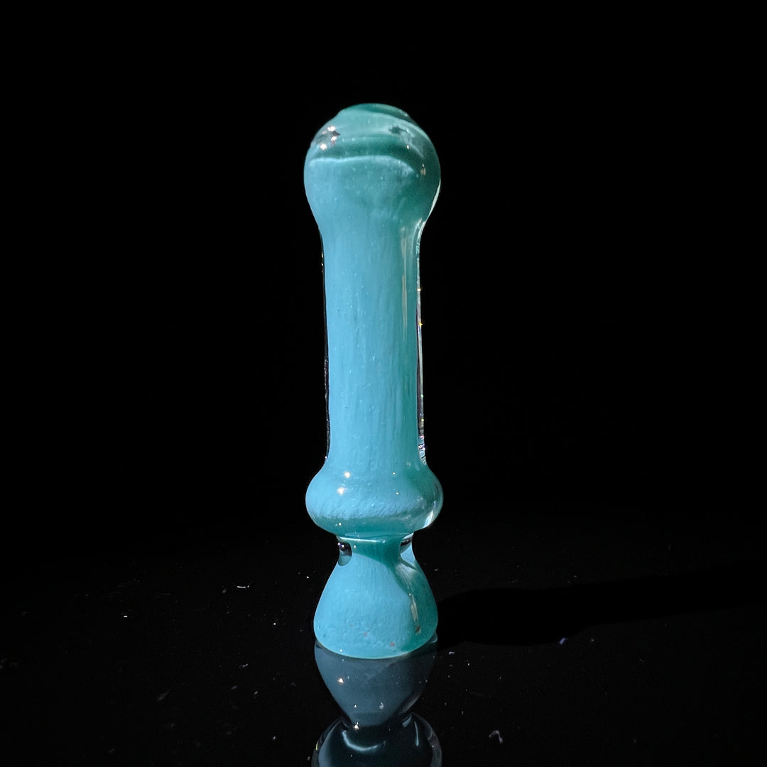 Seaside Turquoise Chillum Glass Pipe Schutz Glass   