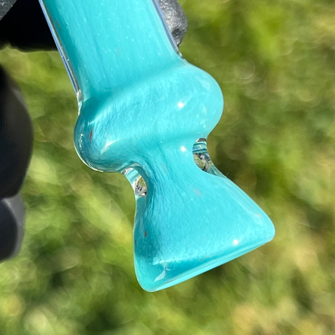 Seaside Turquoise Chillum Glass Pipe Schutz Glass   