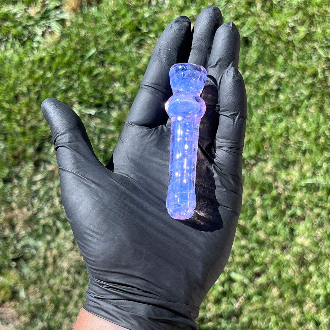 Purple Slyme Coil Chillum Glass Pipe Schutz Glass   