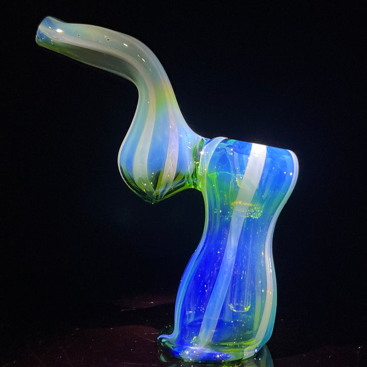 Fumed Bubbler Glass Pipe Mary Jane's Glass   