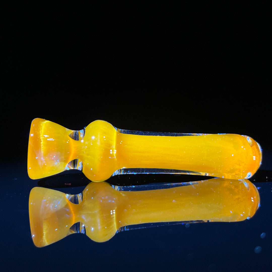 Juicy Tangerine Chillum Glass Pipe Schutz Glass   