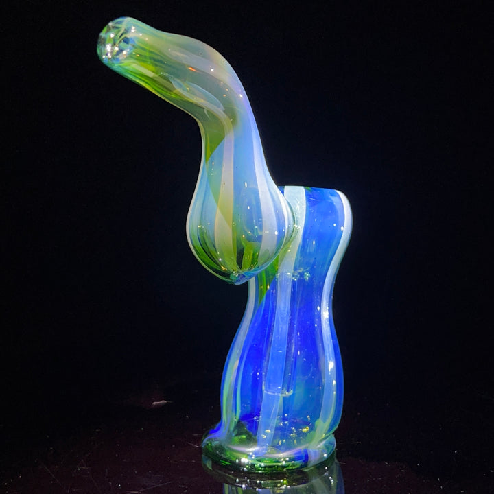 Fumed Bubbler Glass Pipe Mary Jane's Glass   