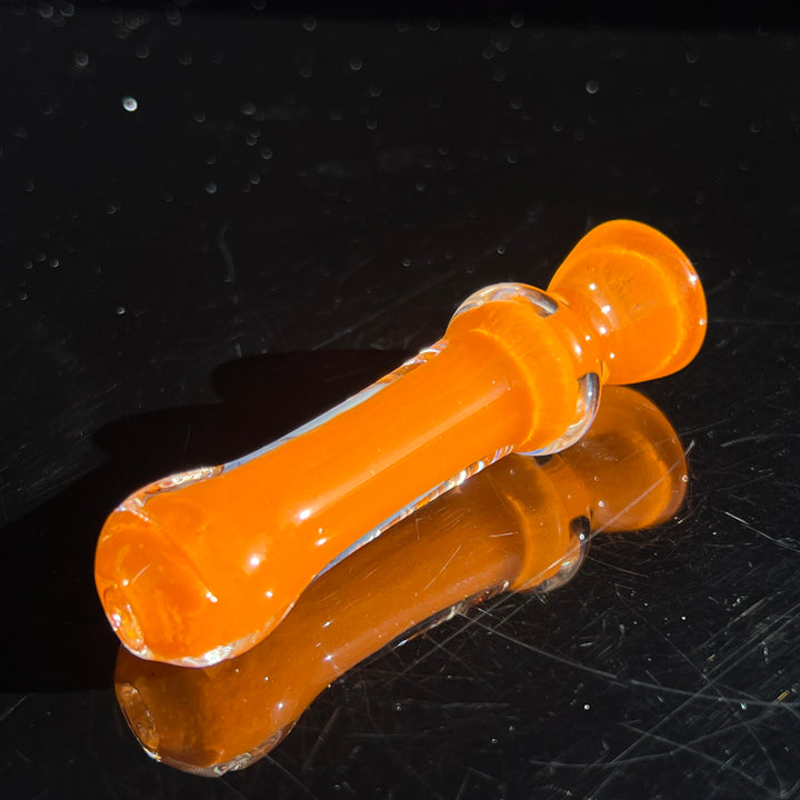 Juicy Tangerine Chillum Glass Pipe Schutz Glass   