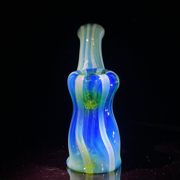 Fumed Bubbler Glass Pipe Mary Jane's Glass   