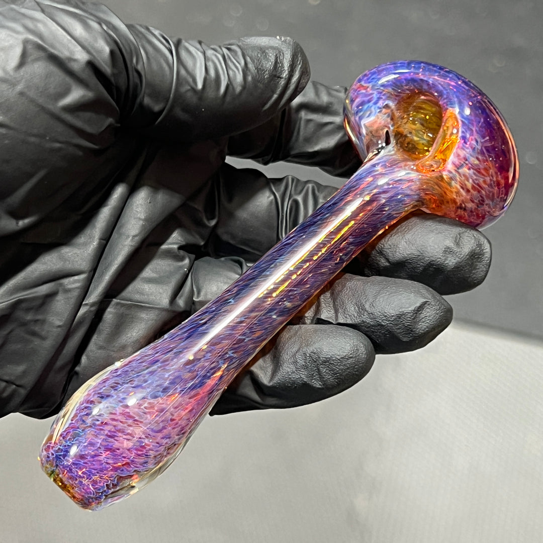 Purple Frit Pipe Glass Pipe Beezy Glass