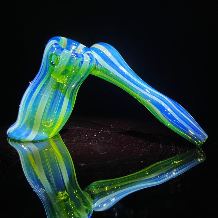 Fumed Bubbler Glass Pipe Mary Jane's Glass   