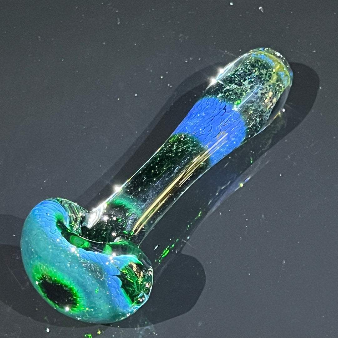 Exp Green Frit Pipe Glass Pipe Beezy Glass